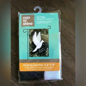 Garden Flag Peace On Earth white dove - 12.5 x 18”